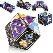 Magic Space Cube,Infinity Magic Cubes Transforming Infinity Geometric Puzzle Toys for Kids and Adults