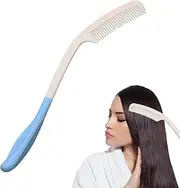 ETUCYNG Long Handled Hair Brush - Multifunctional Long Comb Long Handled Comb | Elegant Beautiful Long Handled Hair Removal Brush for Women With Long Hair