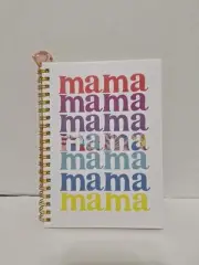 Mama Mothers Day Hardcover Journal Notebook with 60 sheets & Diamond Pen 5x7