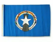 12x18 12"x18" Northern Marianas Sleeve Flag Boat Car Garden