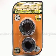 1 x 39" inches Hook and Loop Pair Strip Roll Self Adhesive Back Stick & Tear Off