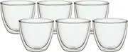 [Villeroy & Boch] Manufacture Rock Tumbler L, 300 ml, Set of 6, Borosilicate Glass, Clear