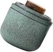 Hoement Ceramic Travel Tea Set 4 Tea Cups Matcha Japanese Green for Home Travel Gifting