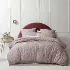 new 6PCS PRAIRIE BLUSh QUILT COVER SET BY LOGAN AND MASON PLATINUM PINK QUEEN