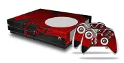 Skin XBOX One S Console Controller Spider Web