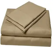 Sleeper Sofa Bed Sheet Set - Queen Sofa Bed Sheets - Queen 6" Drop Taupe Solid