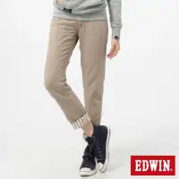 在飛比找momo購物網優惠-【EDWIN】女裝 休閒童趣 MISS BT袋蓋B.F色褲(