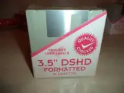 3.5" DSHD FORMATTED DISCS 25 DISKETTES NEW SEALED IN BOX FREE SHIPPING