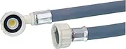 Universal 3.5m Inlet Pipe Feed Hose 3/4'' Straight - 3/4'' Angled Thread Connection with 90 Degree Bend - 90 Bar Cold Water at 25 °C - For Washing Machines & Dish Washers - 3.5 Meters