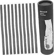 LIFKOME Art Students Sketching Kit 25 Willow Charcoal Sticks Carbon Drawing Tools Pencil for Smudging Wood Blocks Portable Art Supplies