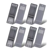 8pack Shipping Container Air Vent Kit Heavy Duty Shipping Container Accessories Flow Ventilation Kit Gray