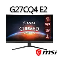 在飛比找myfone網路門市優惠-msi微星 Optix G27CQ4 E2 27吋 曲面電競