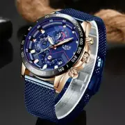 LIGE Fashion Mens Watches Top Brand Luxury WristWatch Quartz