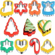 Christmas Cookie Cutters 2" to 3.5" Cookie Cutters 9 Pieces Cookie Cutters Chris