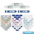 3-Year 5-Stage Reverse Osmosis System Water Filter with 2pcs 50 GPD RO Membrane
