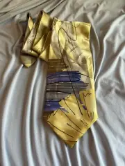 Jerry Garcia Limited Edition Alligator Works Collection Forty-Two Gold Tie