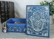 Hamsa Palm Hand Of God Warding Off The Evil Eye Tarot Cards Decorative Box