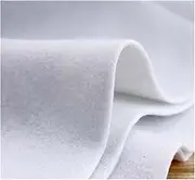 Fusible Interfacing Fabric Track Iron Iron on Interfacing 180/280/380g Single Glue Adhesive Cotton Batting Fusible Felt guata for Purse DIY Projects Patchwork Wadding Craft(50x100cm 180g)