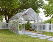 Maze Walk in Polycarbonate Greenhouse 8ft x 12ft