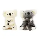Koala Soft Toy Stuffed Animals Mother with Baby Plush Toy for Beds Sofas Home