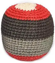 Kickballs, Cotton Kick Hacky Sacks in Assorted Colors and Patterns, Indoor and Outdoor Toys, Footbag, Hacky Sack, Juggling Balls, Funny Ball