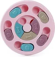Dog Puzzle Toys, Interactive Dog Game, Dog Enrichment Toys for Puppy Mentally Stimulating Treat Dispenser Dog Treat Puzzle Feeder for Small,Medium and & Large Dogs Treat Training (Pink)