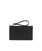 VLTN zipped wallet One size Black
