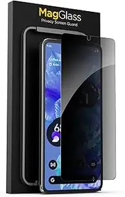 [magglass] Tempered Glass Designed for Google Pixel 8 Pro Privacy Screen Protector - Anti Spy Full Coverage Display Guard (Case Compatible)