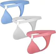 [Pouchsexy] Mens Thong Low Rise G-String Silky Bikini Briefs Underwear T Back G Strings Thongs