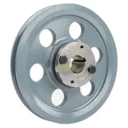 Cast Iron 8.25" Single Groove Pulley Belt A Section 4L with 1" Sheave Bushing