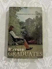 Vintage 1960s Kayser Graduates Bri-NYLONS Garter Hosiery Stockings GREY School