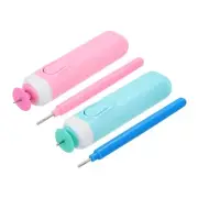 Electric Quilling Pen, Plastic Quilling Needle Pen(Pink, Blue)