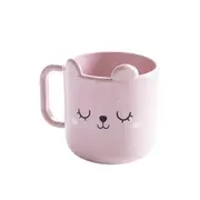 2Pcs Wheat Straw Cartoon Expression Mouthwash Cup Children Toothbrush Toothbrush Mug