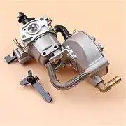 Dual Fuel Carburetor GX160 GX200 GX 160 200 Chinese 168F 170F 5.5HP 6.5HP Gasoline Water Pump 4-Stroke Motor Engine Mower Carburetor Parts