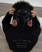 [Dexter] Dexter Men's Morphic Hoodie in Black Size Large L Black