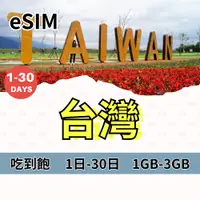 在飛比找蝦皮購物優惠-【免運】eSIM 台灣上網 臺灣上網 中華電信 吃到飽 台灣
