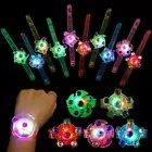 24Pack LED Light Up Spinner Bracelets Glow in the Dark Party Favors