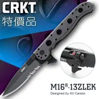 在飛比找momo購物網優惠-【CRKT】特價品 M16-13ZLEK 黑色戰術折刀(#M