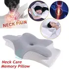 Cervical Ergonomic Pillow Memory Foam Contour Orthopedic Bed Neck Pain Relief AU