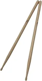 Luwecf 1 Pair Lightweight Wood Tip Drumsticks for Electronic And Acoustic Drumming, 7A Wood Color