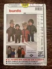 Burda 8589 UNCUT Sewing Pattern, 16-22" Doll Clothes