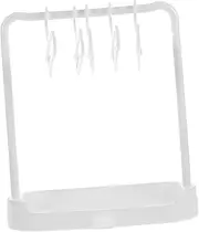 Kisangel 6 Pcs Doll Hanger Portable Clothes Drying Rack and Standing Hanger for Dolls Clothes Accessory for Convenient Drying and Playtime Fun