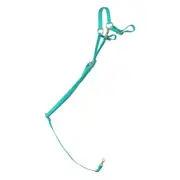 HORSE SIZE- READY MADE-Teal ENGLISH BREAST COLLAR Made from BETA BIOTHANE