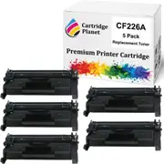 5 Pack Compatible Toner Cartridge Replacement for HP CF226A 26A (3,100 Pages) for HP Laserjet Pro MFP M402 MFP M402dn MFP M402dw MFP M402n MFP M426 MFP M426fdn MFP M426fdw