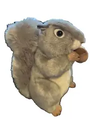 Miyoni By Aurora Squirrel Plush, 8” Tall Gray