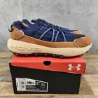 Under Armour Fat Tire Venture Pro Size 10.5 Mens Midnight Navy Phoenix Fire Shoe