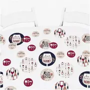 Wine Fiesta: Party Confetti Extravaganza - 27 Large Circle Wine Tasting Decorati