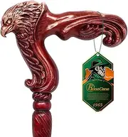 BeneCane Handmade Wooden Walking Cane for Men and Women, Detachable Eagle Handle Walking Stick, Fashionable Unisex Cane with Ergonomic and Comfort Grip Handle
