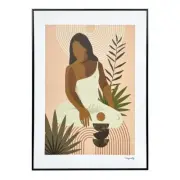 NEW KOO Desert Sun Woman Wall Art By Spotlight