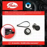 Drive Belt Kit fits RENAULT TALISMAN KP, L2M 1.5D 15 to 22 Set Gates Quality New
